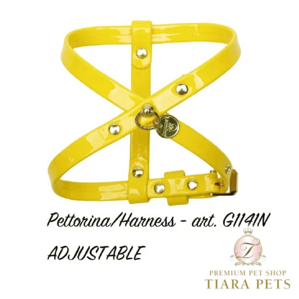シャーロットドレス Charlotte's Dress Art. g1141NO harness So Chic adjustable (ゴールド仕様) XXS/XS/S/M【犬用ハーネス 一体型 セレブ】