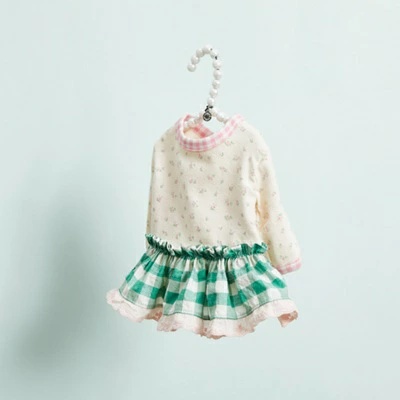 ルイスドッグ louisdog Garden Picnic Dress XS/S/SM/M/L/XL【小型犬 犬服 ドッグウエア ウエア ワンピース ドレス スカート チュチュ ノースリーブ セレブ】の画像