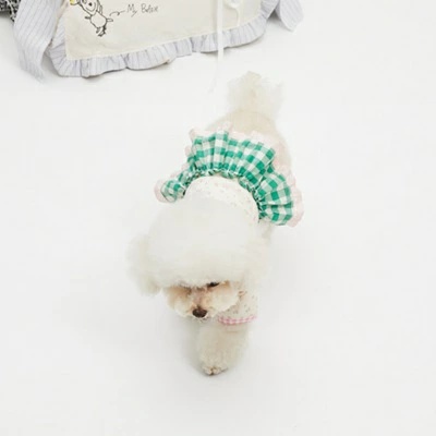 ルイスドッグ louisdog Garden Picnic Dress XS/S/SM/M/L/XL【小型犬 犬服 ドッグウエア ウエア ワンピース ドレス スカート チュチュ ノースリーブ セレブ】の画像