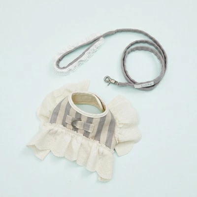 ルイスドッグ　ハーネス　リード付き　Sサイズ ルイスドッグ louisdog Shirt Day Harness Set/Stripe S/M/L/XL【小型