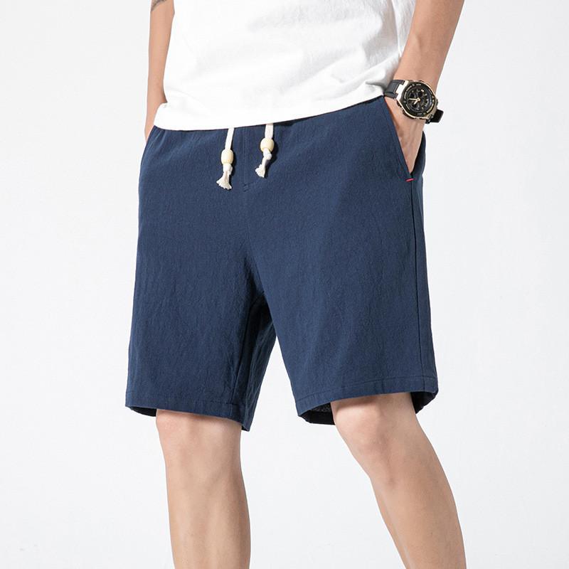 ハーフパンツ メンズ 5分丈 リネン チノパン 薄手 ショートパンツ 短パン アウトドア 半ズボン 涼しい ボトムス ゆったり ひんやり サマー | ブランド登録なし | 04