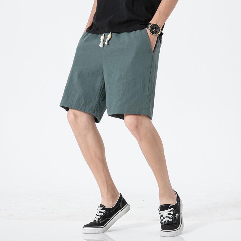ハーフパンツ メンズ 5分丈 リネン チノパン 薄手 ショートパンツ 短パン アウトドア 半ズボン 涼しい ボトムス ゆったり ひんやり サマー | ブランド登録なし | 05