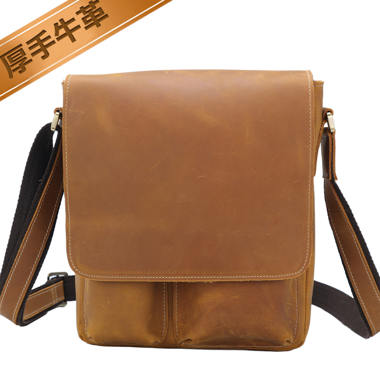 再入荷】【再入荷】TIDING 本革 オイルレザー メンズ ショルダーバッグ