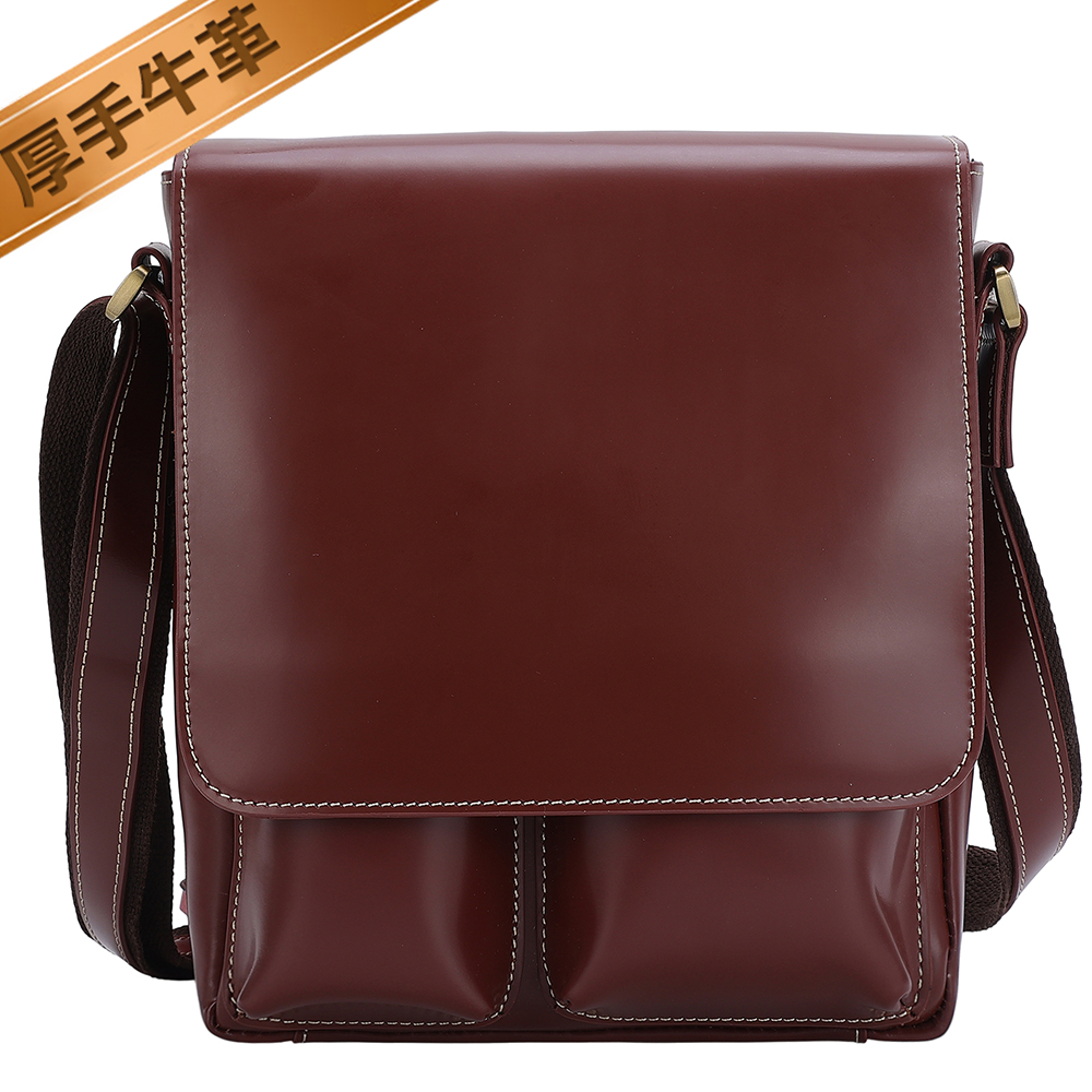 TIDING ショルダーバッグ 本革 メンズ 斜め掛けバッグ 牛革 iPad9.7対応 人気 お出かけ用 カバン 蓋付き 2色 ギフトに | ブランド登録なし | 02