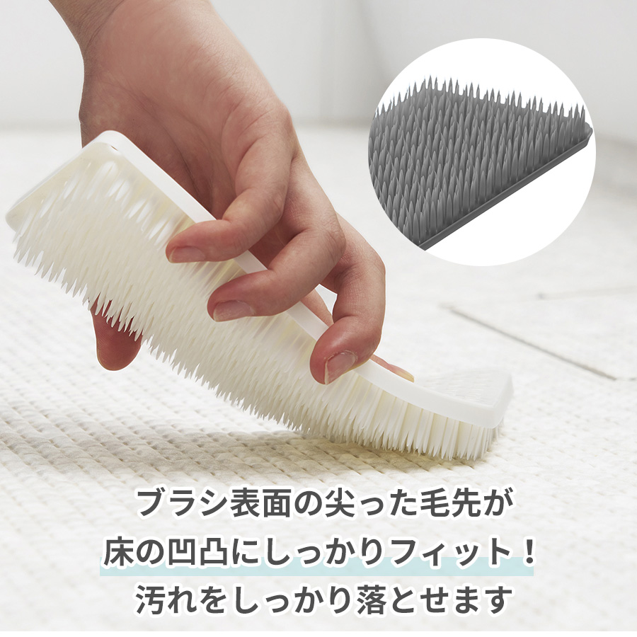 tidy（ティディ） プラタワ フォーバス 風呂床ブラシ 浴室床洗い 浴室