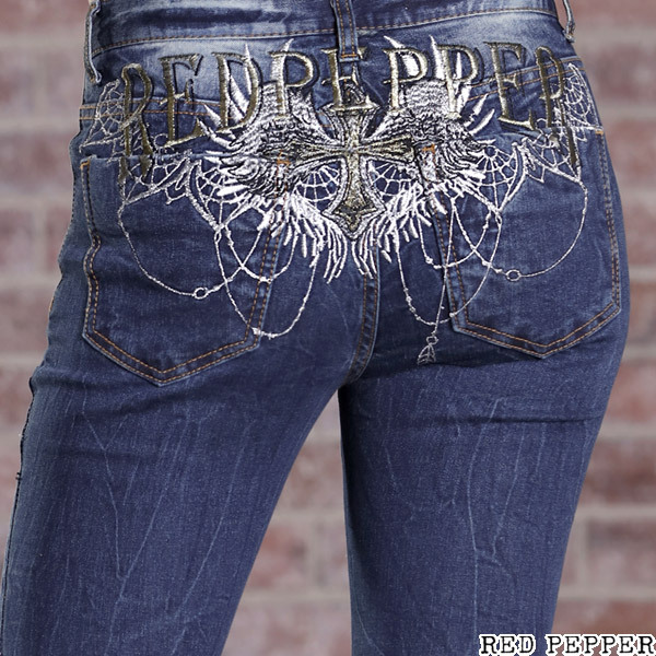 レッドペッパージーンズ RED PEPPER JEANS レディース チェーンウィング スキニーデニム No.RJ1107 :rpjrj1107:デニム バッグ 香水 ジュエリー TIFOSE - 通販 - Yahoo!ショッピング