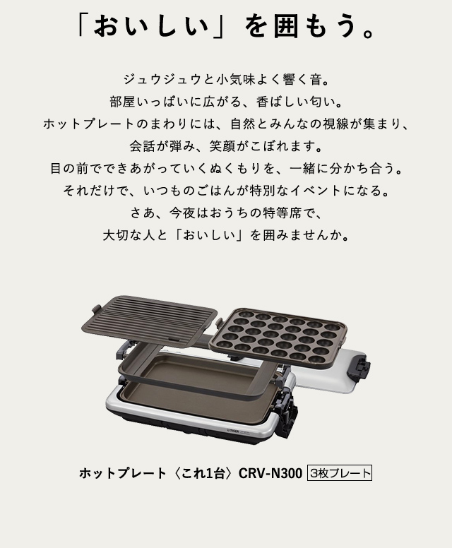 タイガー魔法瓶 タイガー ホットプレート 保温 大型 3枚 プレート 焼肉