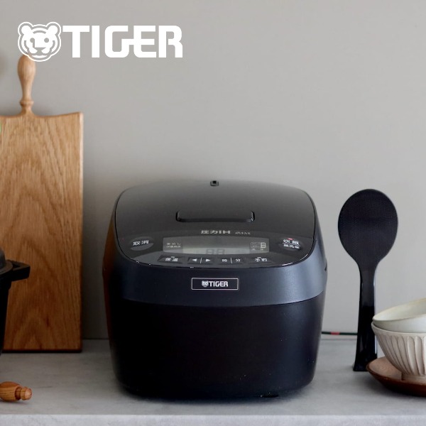 タイガー炊飯器 1升 圧力IH 粒立ち保温グロスブラック JPV-C180KG 圧力IHジャー炊飯器〈炊きたて〉 1升炊き グロスブラック JPV
