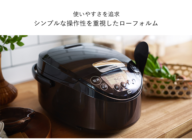 炊飯器 5合炊き タイガー IH炊飯器 JPW-D100 ブラウン パン焼き 調理 