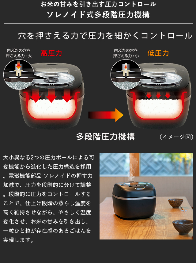 炊きたて WEB限定 炊飯器 5.5合 5合炊き タイガー 圧力IH 日本製 お