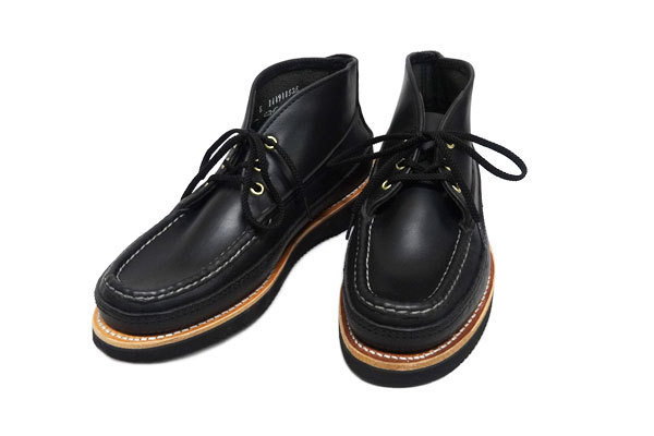 ラッセルモカシン◇ブラック◇7E◇スポーティングクレー◇ビブラムソール◇格安出品 RUSSELL MOCCASIN ラッセル モカシン スポーティング クレー