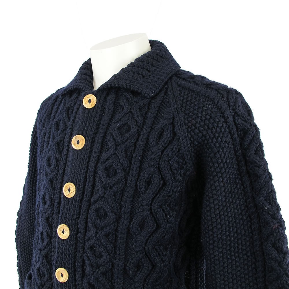 INVERALLAN カーディガン ワインレッド INVERALLAN インバーアラン 3A ハンドニット カーディガン〔SK