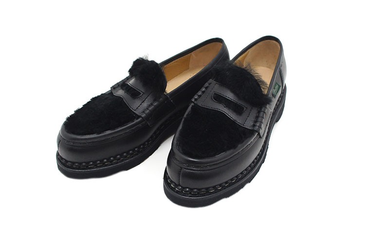 美品　パラブーツ　オルセー　ブラック　レディース　ローファー　ビショップ Paraboot（パラブーツ） レディース ローファー オルセー ラパン