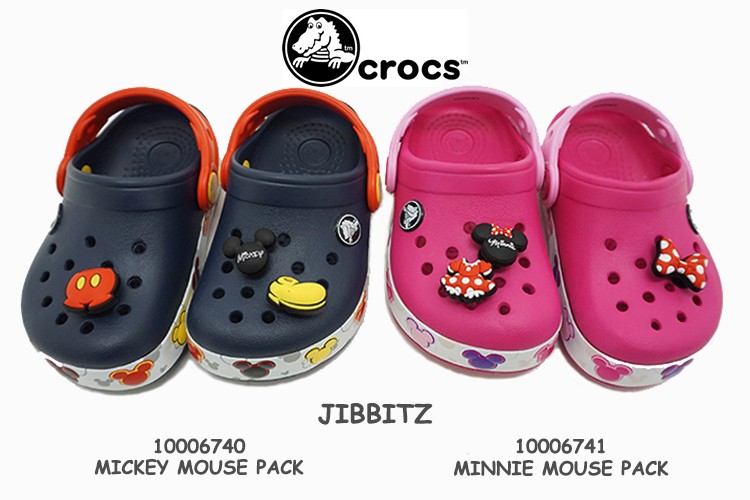 mickey mouse charms for crocs