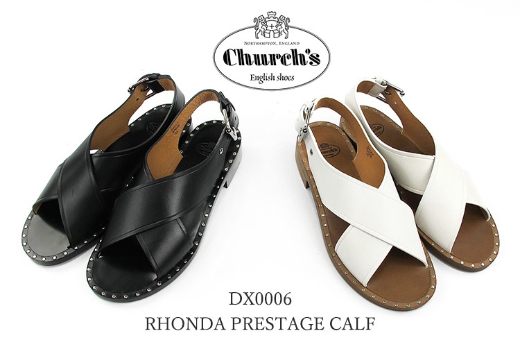 Church's DX0006 RHONDA PRESTAGE CALF カーフレザーサンダル