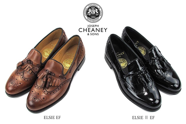 チーニー JOSEPH CHEANEY ELSIE II EF ウィングチップシューズ