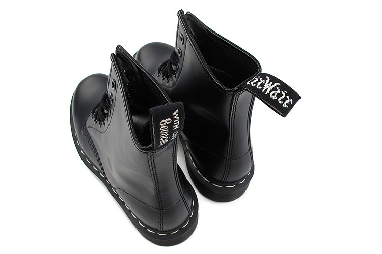 Dr.Martens ドクターマーチン WHITE WELT STITCH BLACK SMOOTH