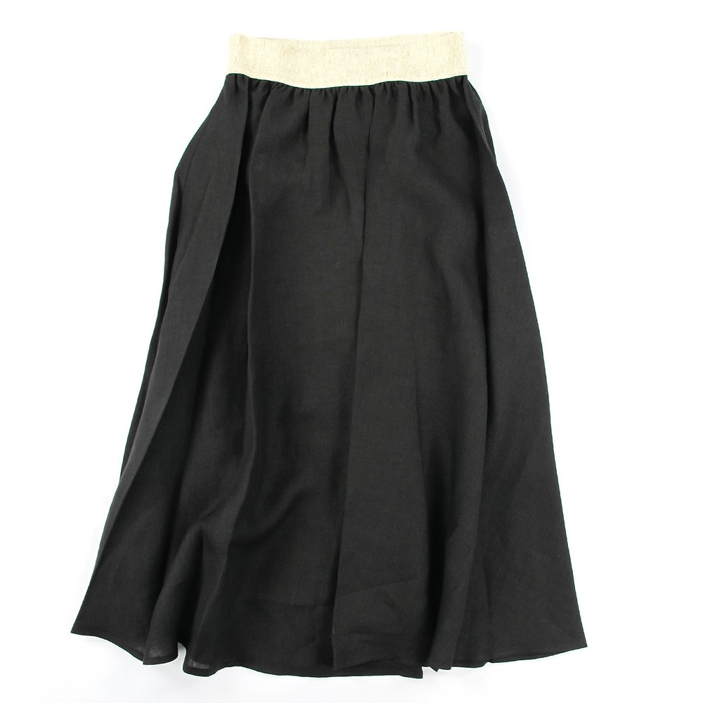 オニール・オブ・ダブリン リネン スウィング スカート 無地 レディース  ONEIL of DUBLIN Linen SWING SKIRT SOLID LADIES  #80180 〔SK〕