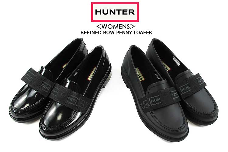 HUNTER（ハンター） ローファー リボン WFF1096RGL : FLISCO by