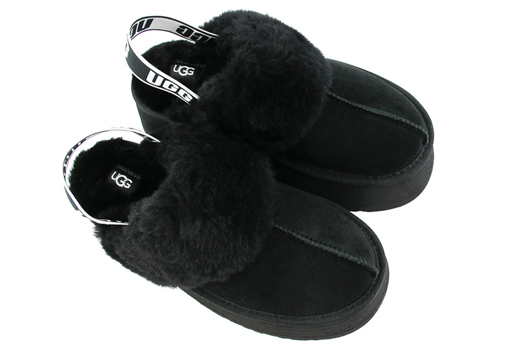 UGG ファンケット 厚底 スリッポン BLACK CHE BCDR 1113474