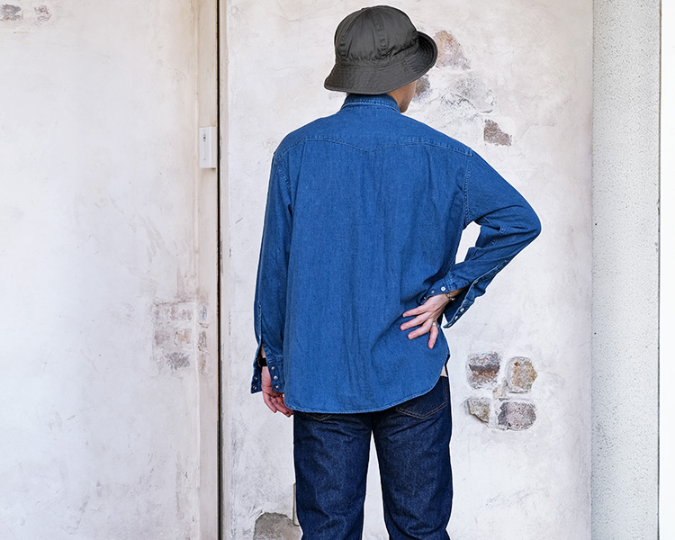 orSlow オアスロウ 03-v8024-95 DENIM WESTERN SHIRT デニムウエスタン