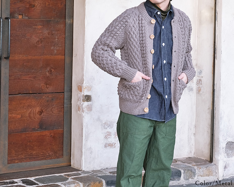 Inver Allan インバーアラン 4A Golfer Cardigan ゴルファー