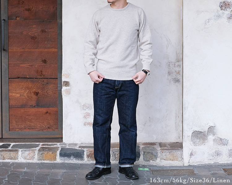 William Lockie ウィリアムロッキー Crew Neck Sweater クルー