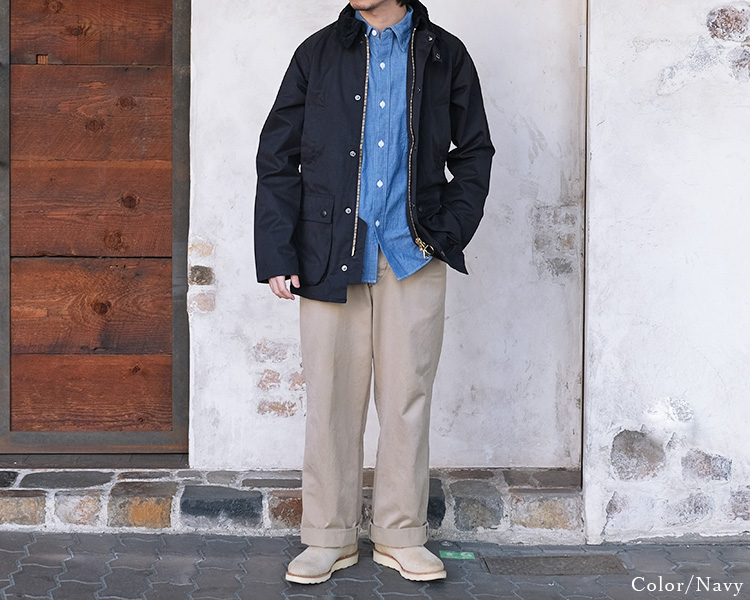 Barbour バブアー SL BEDALE CASUAL ビデイル スリムフィット ピーチ