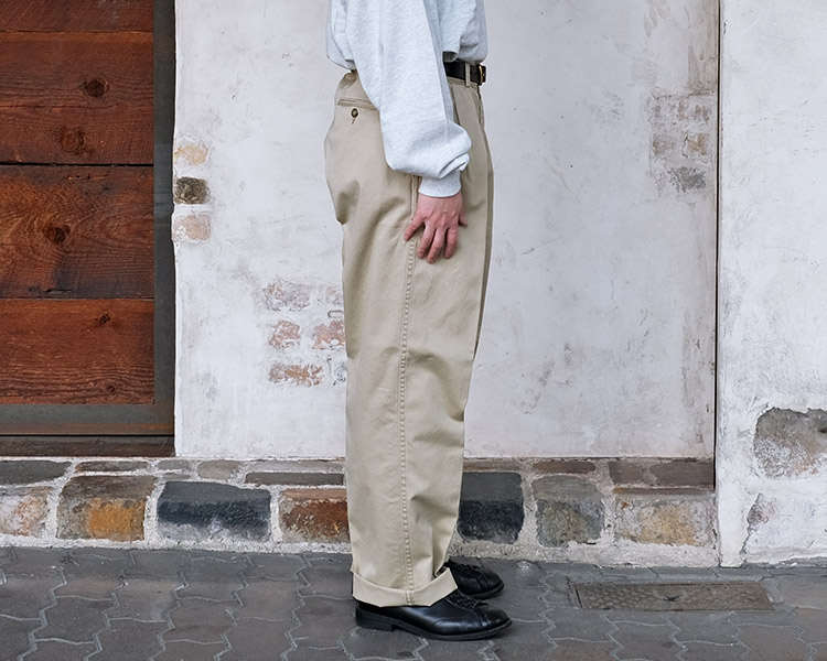 orSlow オアスロウ 03-5021-40 Two Tuck Wide Trousers 2タック 