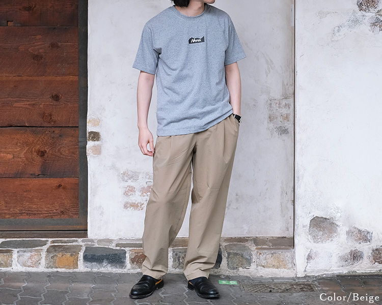 NANGA ナンガ AIR CLOTH COMFY TUCK TAPERED PANTS エアクロス