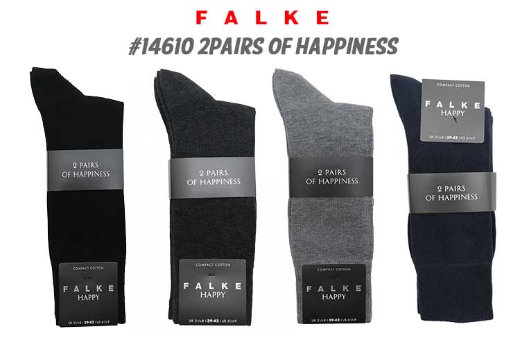 FALKE ファルケ 2足セット 新品、未使用 FALKE ファルケ 2足セット メンズ コットン 14610 : FLISCO by