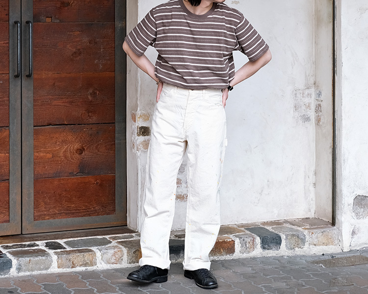 orSlow オアスロウ 01-5120-P66 60's PAINTER PANTS WITH PAINT