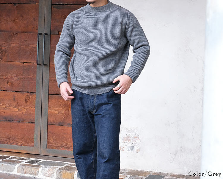 ANDERSEN-ANDERSEN アンデルセンアンデルセン THE NAVY CREWNECK ザ