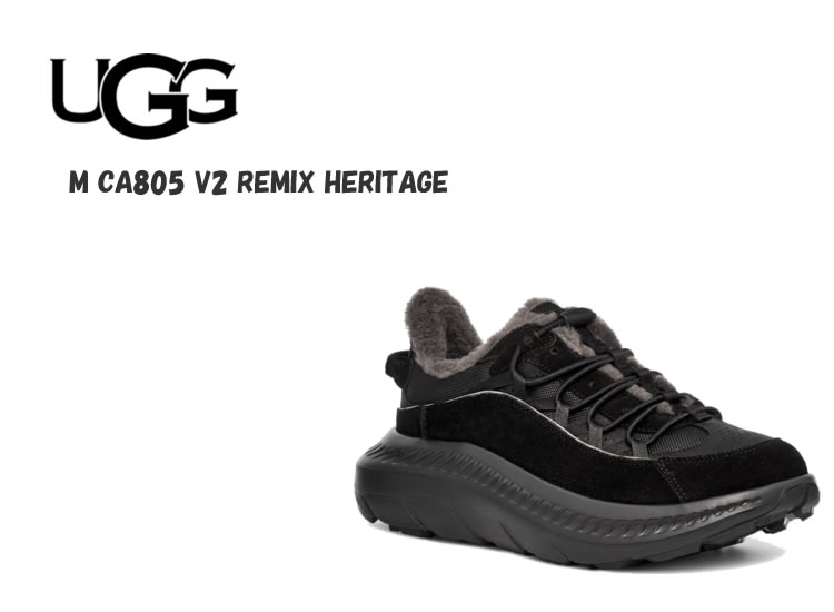 ★極美品★UGG CA805 23cm ブラックグレー 厚底スニーカー アグー z-mall_1262-0332