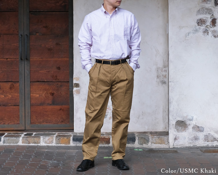 WORKERS K&TH オフィサーズトラウザーズ RLフィットネイビー WORKERS、名作チノ。レギュラーとRLフィットで選べます