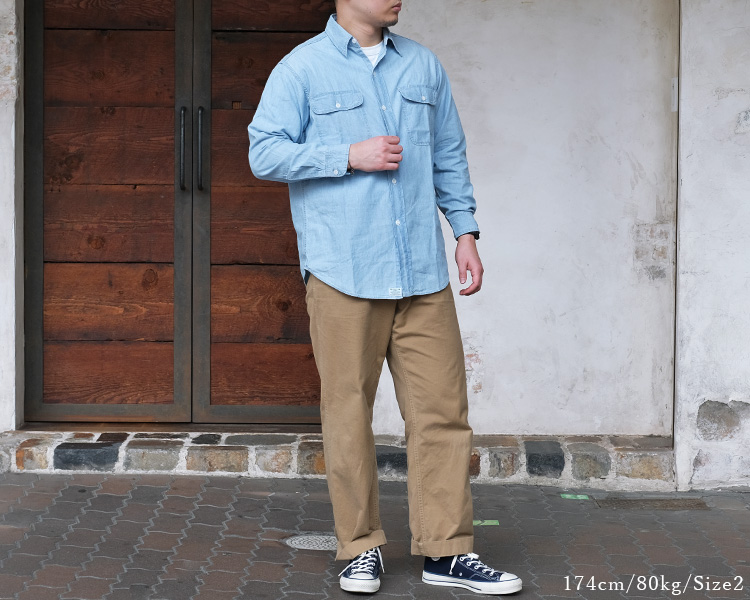 orSlow オアスロウ 01-8064-99 WORK SHIRTS ワークシャツ