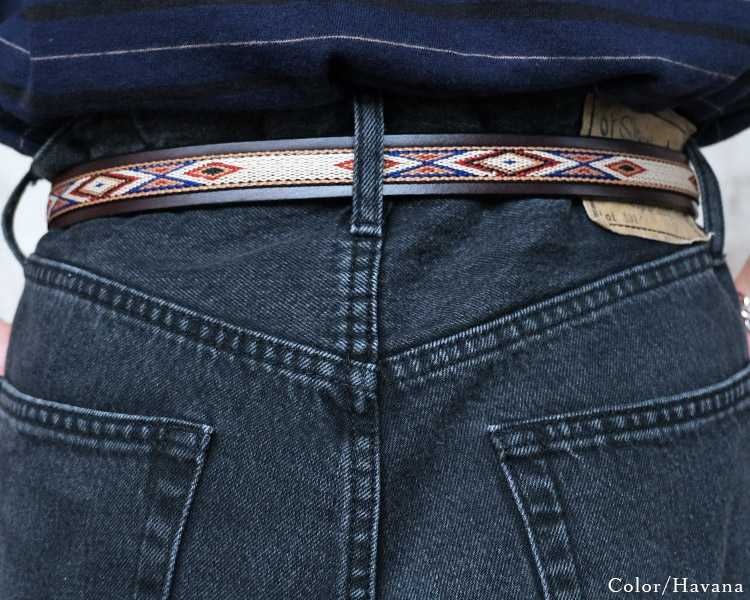 TORY LEATHER トリーレザー Native Webbing & Spiral Pattern