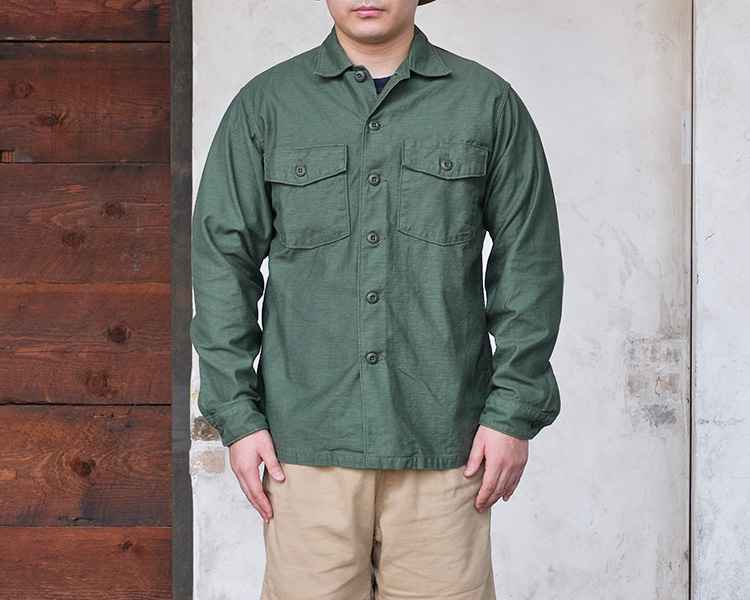orslow US ARMY FATIGUE SHIRT ミリタリーシャツ OrSlow US Army Fatigue Shirt Black