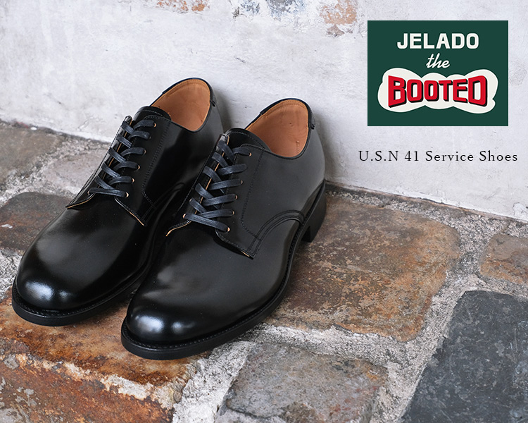 JELADO the BOOTED U.S.N 41 Service Shoes ジェラードザブーテッド 41サービスシューズ JB94902  キップレザー アメリカ海軍 革靴 ドレスシューズ メンズ 〔FL〕 : jelado-usn41serviceshoes : FLISCO  byタイガース・ブラザース - 通販 - Yahoo!ショッピング