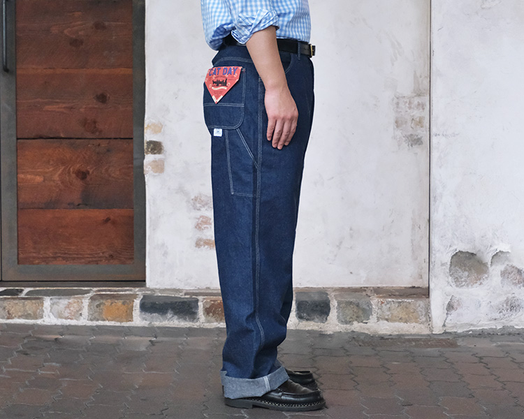 日本製 WORKERS 岡山 デニム ペインターパンツ ボタンフライ
