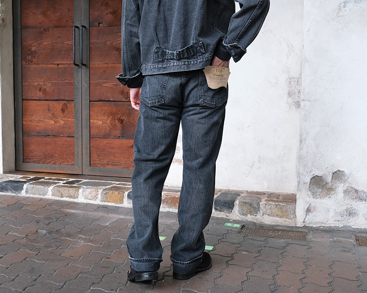 orSlow オアスロウ 01-1050-D61S 105 Standard Selvedge Black