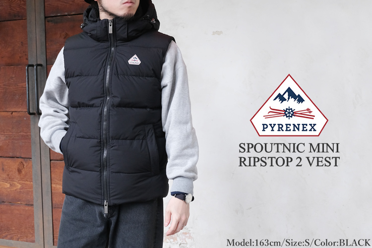 union puffer似ダウンベスト　swag fwmお兄系 Pyrenex（ピレネックス） アウター ダウン ベスト メンズ HMW013