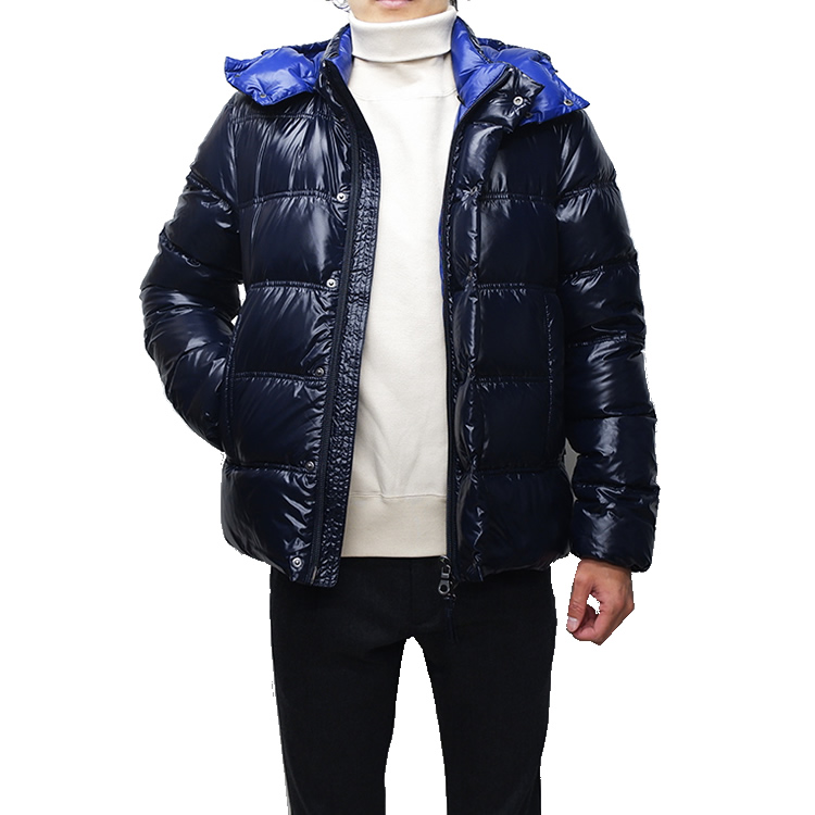 美品✨ デュベティカ chione　キルティングジャケット ブルゾン　42　紺 DUVETICA（デュベティカ） アウター メンズ 182-U.6510N00/1035.R