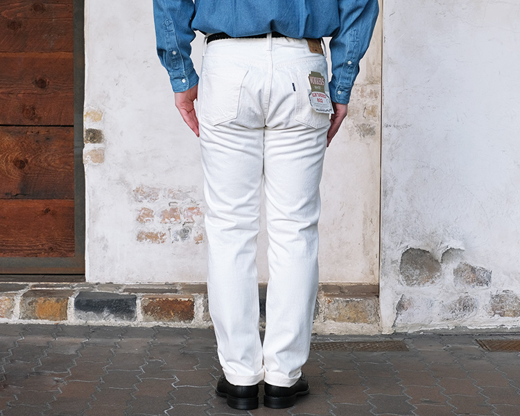 WORKERS ワーカーズ Lot 802 Slim Tapered White スリムテーパード