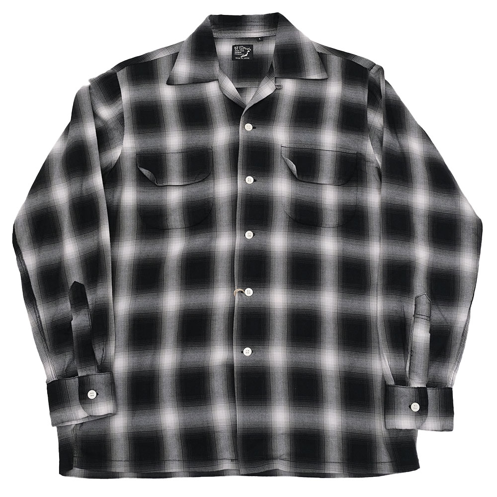 オアスロウ orslow オンブレチェックシャツ orSlow - 【残り一点】Ombre Check Short Sleeve Shirt