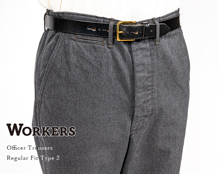 WORKERS Workers ワーカーズ Officer Trousers Regular Fit WORKERS Workers ワーカーズ Officer Trousers Regular Fit