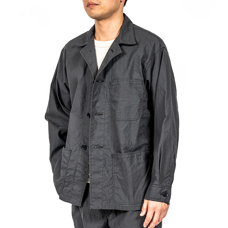 KENT&CURWENリネン100 サマージャケットイギリス製プリーツ加工L
