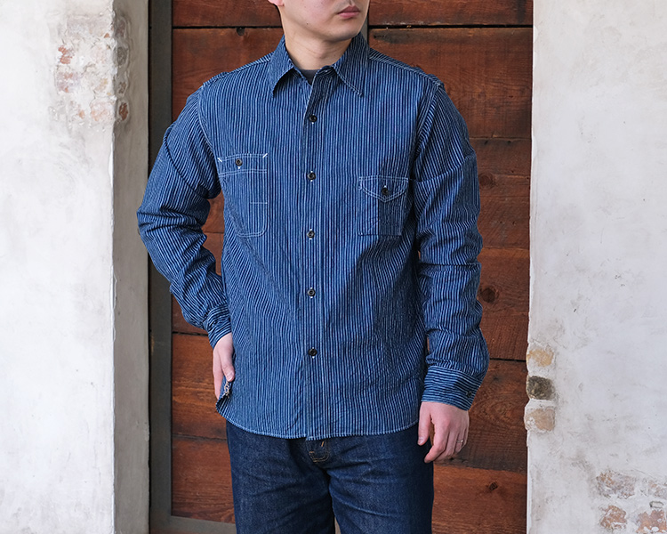 JELADO（ジェラード） JP11116 Smoker Shirt スモーカーシャツ Indigo