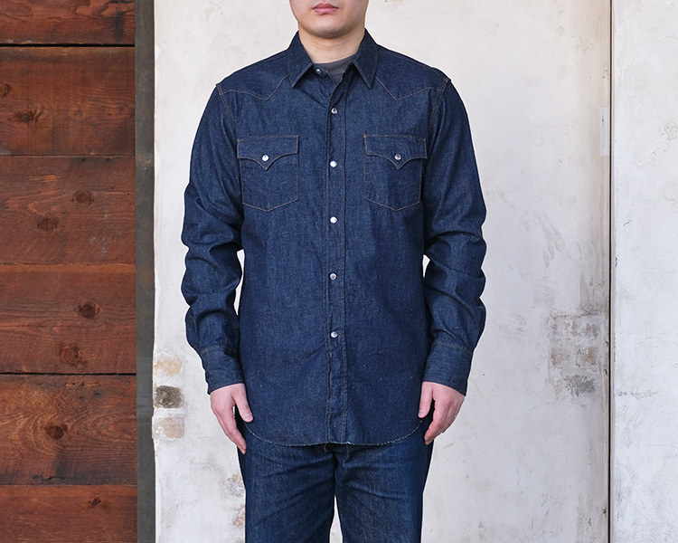 JELADO ジェラード ウエスタン デニムシャツ インディゴ　L JELADO Vaquero Shirt ジェラード バケロシャツ デニム