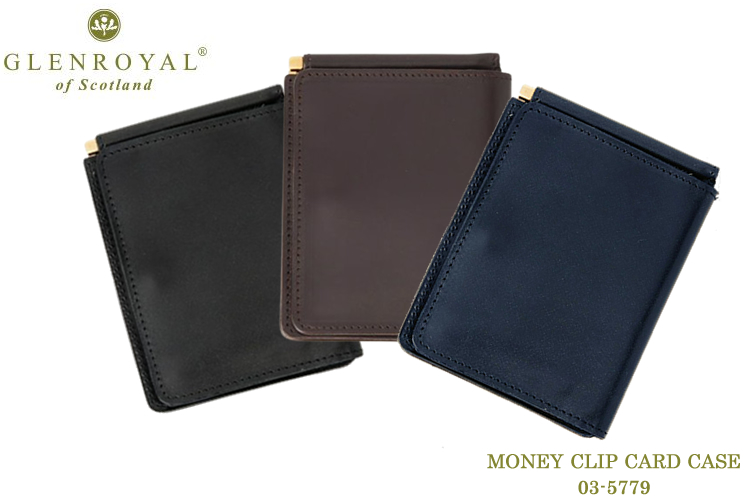 GLENROYAL グレンロイヤル マネークリップ カードケース付き 03